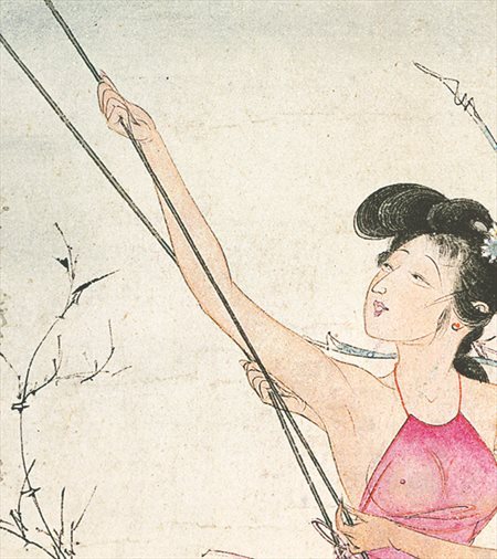 浦口-胡也佛的仕女画和最知名的金瓶梅秘戏图